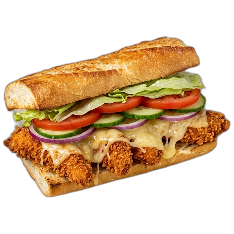 Bosphorus Grill – Croque mit panierten Hähnchenstreifen und Käse